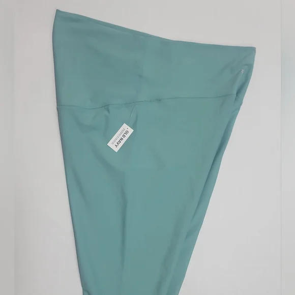 Old Navy Light Blue Powersoft Maternity High-Waisted Leggings - Picture 3 of 8